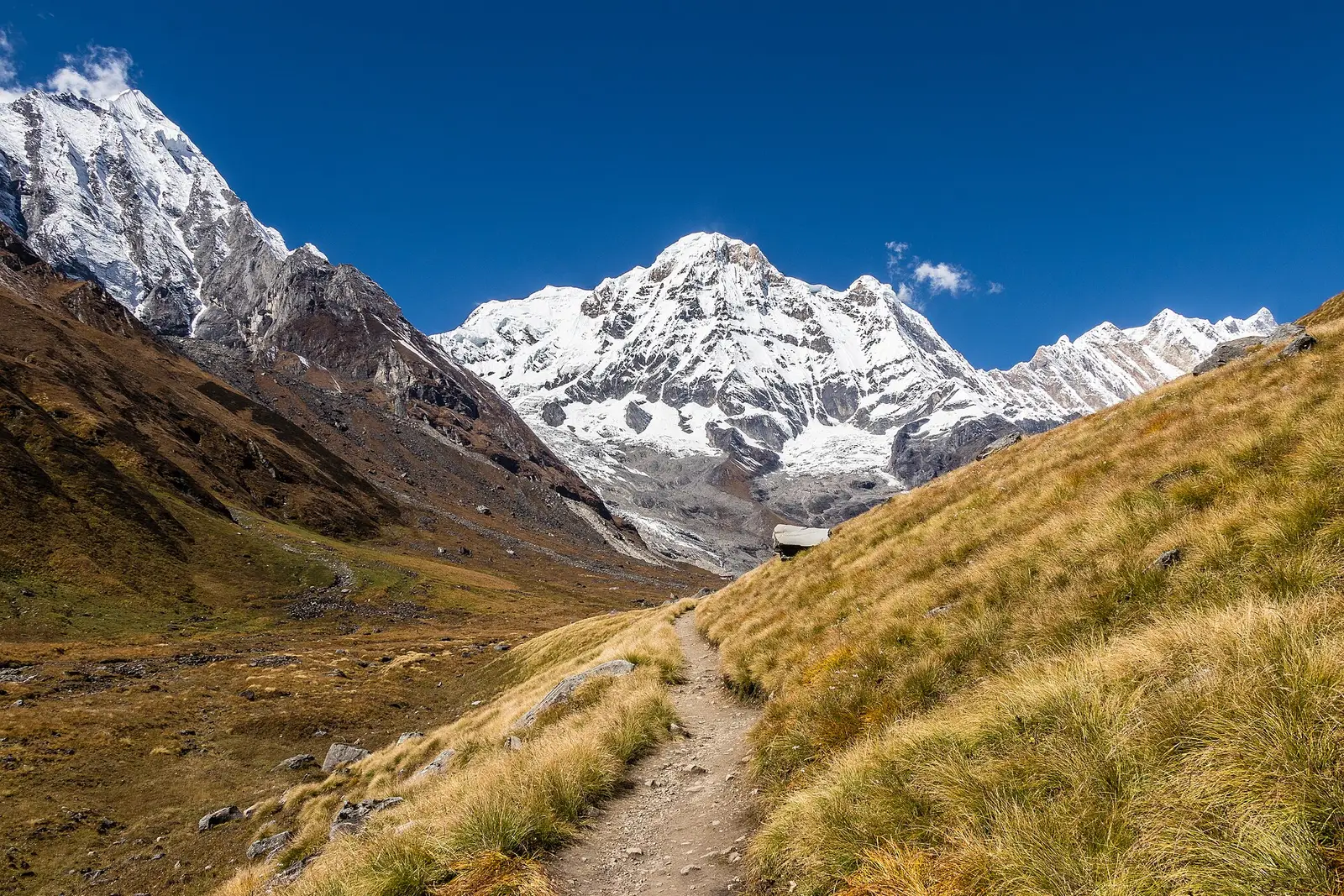 Annapurna South (Moditse) seen from Annapurna Base Camp
