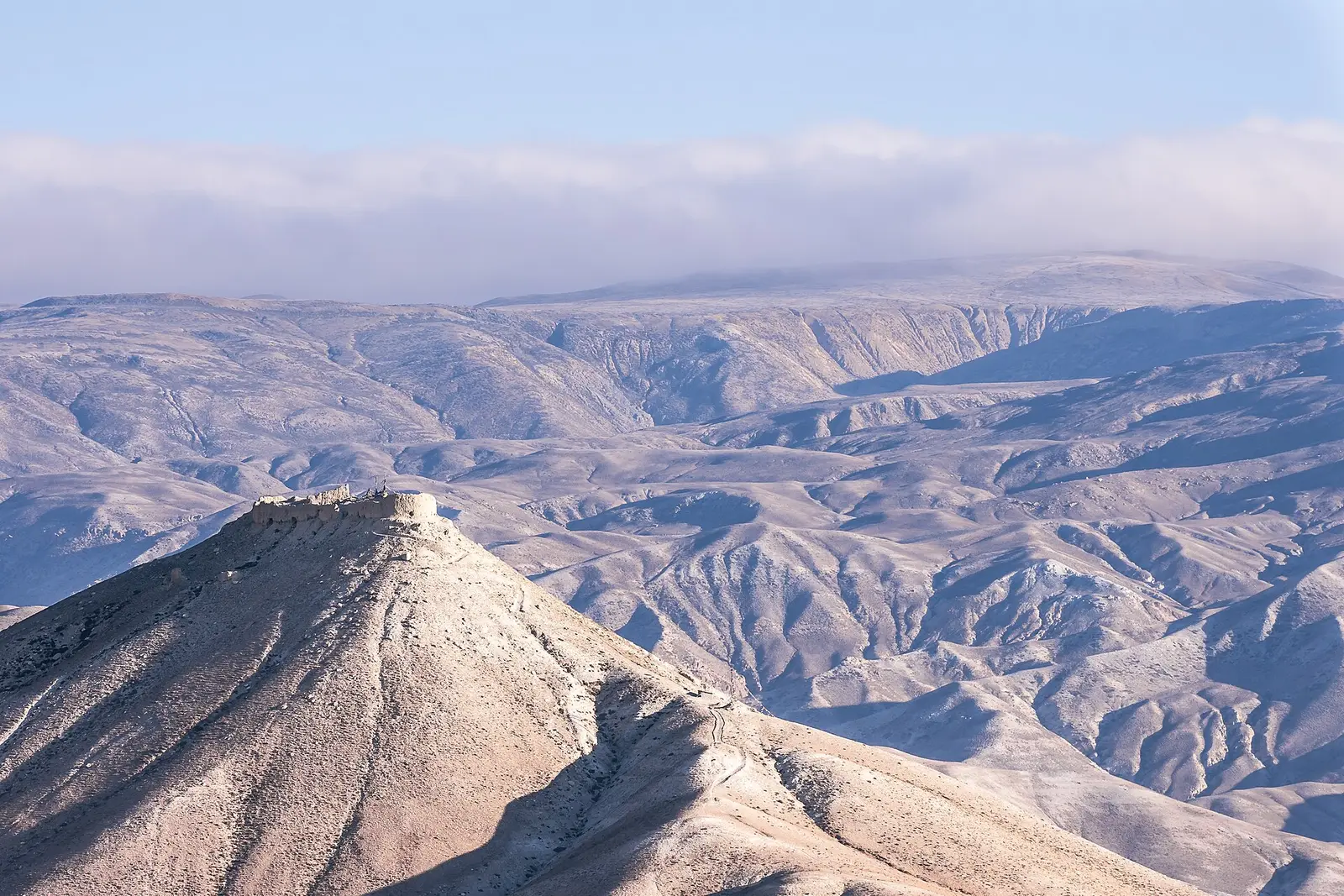 Eroded hills of Upper Mustang above Lo Manthang